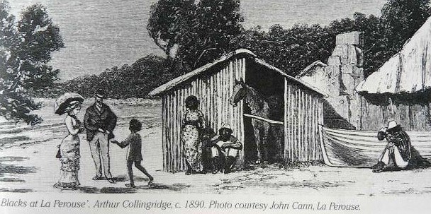 The Blacks at La Perouse by Arthur Collingridge - 1890